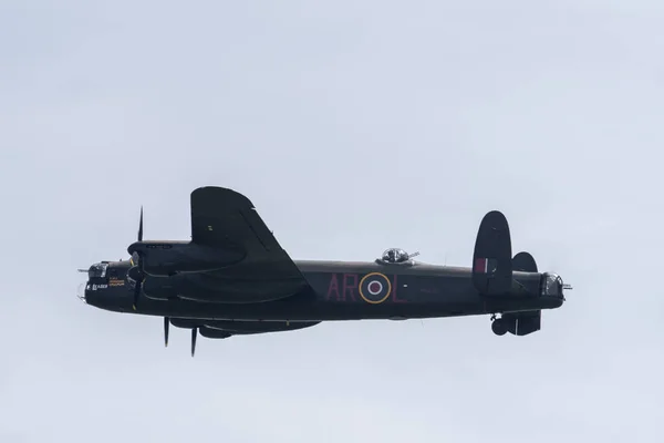 Telford June 2018 Photograph Documenting Battle Britain Memorial Flight Performing — Stock Photo, Image