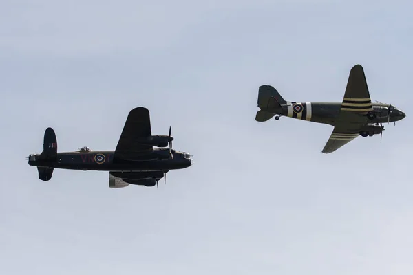 Telford Reino Unido Junio 2018 Una Fotografía Que Documenta Vuelo —  Fotos de Stock