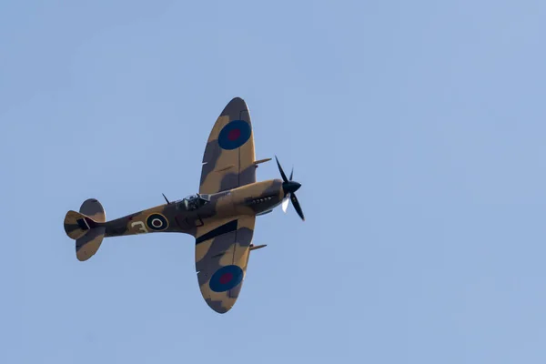 英国德尔福 2018年6月10日 一张记录英国纪念飞行战役的照片 表演他们的 Trenchard 编队展示 庆祝皇家空军的百年庆典 — 图库照片