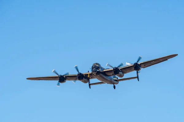 Southport Wielka Brytania Lipca 2018 Zdjęcie Dokumentujące Avro Lancaster Bitwy — Zdjęcie stockowe