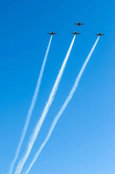 Southport Luglio 2018 Una Fotografia Che Documenta Blades Aerobatic Display — Foto Stock