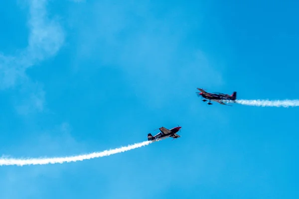 Southport Luglio 2018 Una Fotografia Che Documenta Blades Aerobatic Display — Foto Stock