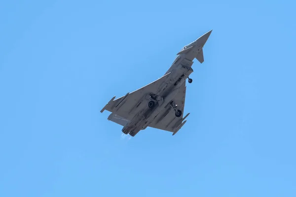 Southport July 2018 Eu2000 Eurofighter Typhoon Performing Flight Display Clear — Stock Photo, Image