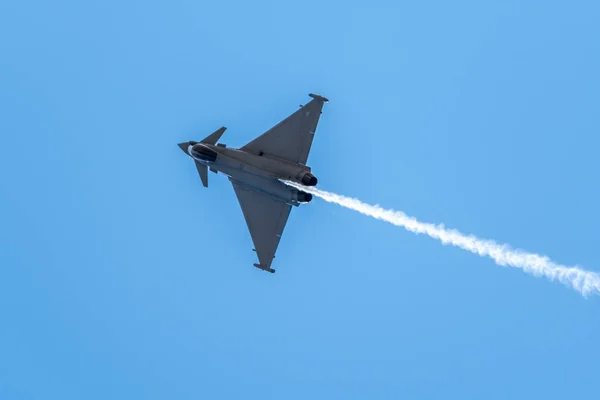 Southport Ιουλίου 2018 Eu2000 Eurofighter Typhoon Εκτελεί Μια Πτήση Εμφανίσετε — Φωτογραφία Αρχείου