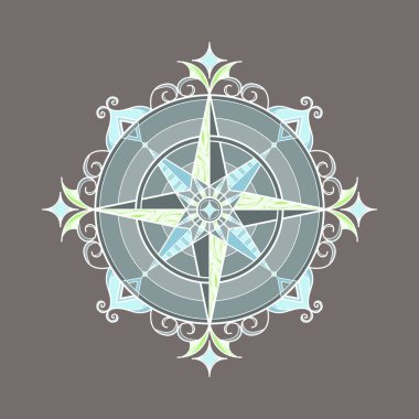 Baskı ve web kullanım için renkli mandala