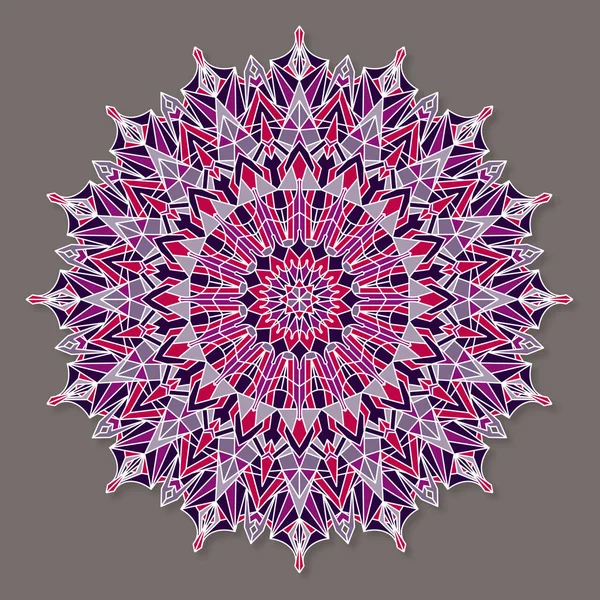 Baskı ve web için renkli mandala tasarım