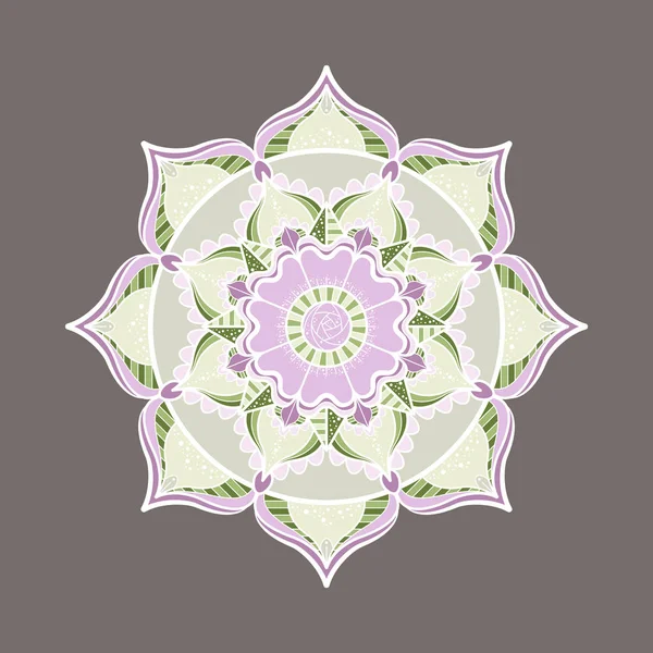 Mandala Colores Para Impresión Uso Web — Vector de stock