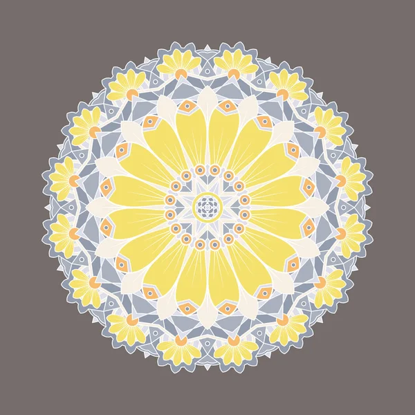 Baskı ve web kullanım için renkli mandala