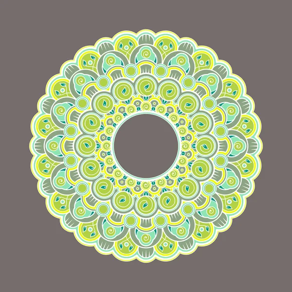 Baskı ve web kullanım için renkli mandala