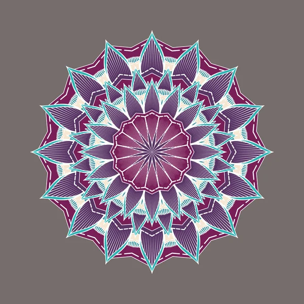 Baskı ve web kullanım için renkli mandala