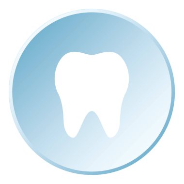 Resimli Simge Arka Planda İzole - Diş