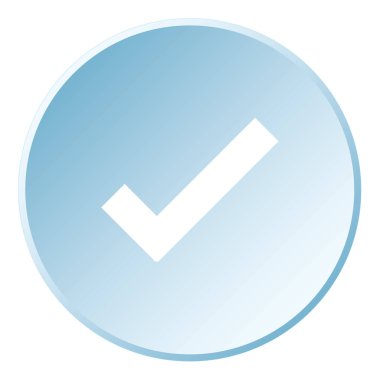 Resimli Simge Arka Planda İzole - Tick Başarı