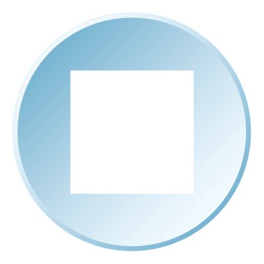 Resimli Simge Arka Planda İzole - Stop