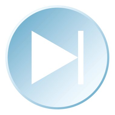 Resimli Simge Arka Planda İzole - İleri Adım