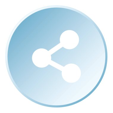 Resimli Simge Arka Planda İzole - Paylaş