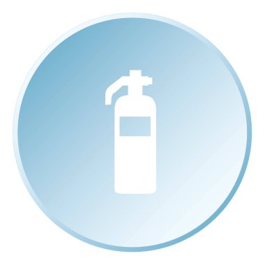 Resimli Simge Arka Planda İzole - Güvenlik Yangın Extingui