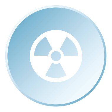 Resimli Simge Arka Planda İzole - Radyo Aktif