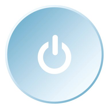 Resimli Simge Arka Planda İzole - Güç