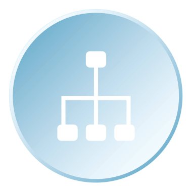 Resimli Simge Arka Planda İzole - Ağ