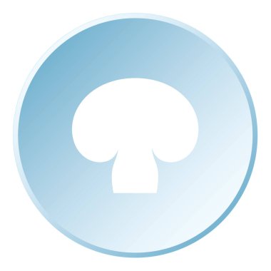 Resimli Simge Arka Planda İzole - Mantar