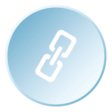 Resimli Simge Arka Planda İzole - Bağlantı