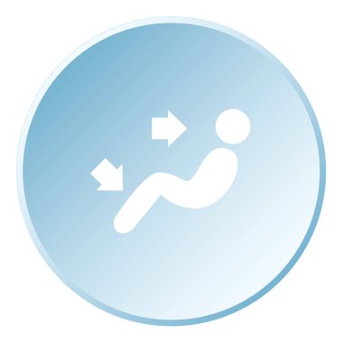 Resimli Simge Arka Planda İzole - Ayak iyi ve Yüz F