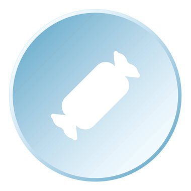 Resimli Simge Arka Planda İzole - Candy