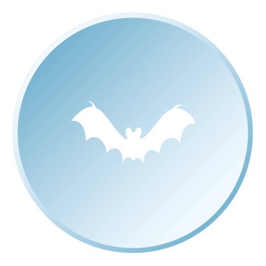 Resimli Simge Arka Planda İzole - Bat2