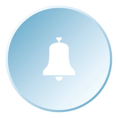 Resimli Simge Arka Planda İzole - Bell