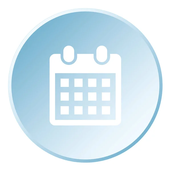 背景に分離されたイラストアイコン - 毎月のカレンダー — ストックベクタ