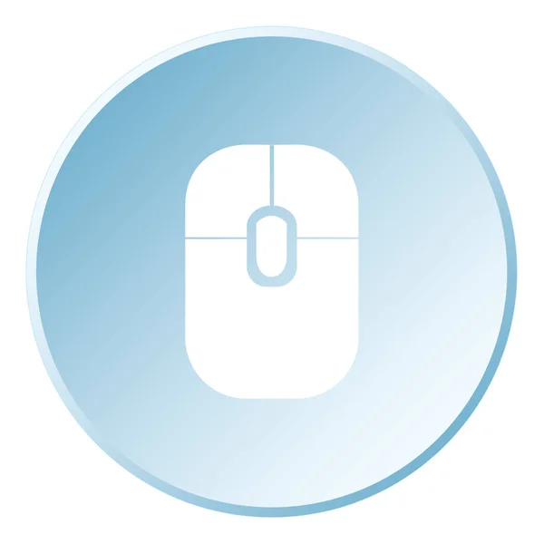 Illustrerad ikon isolerad på en bakgrund-mus — Stock vektor