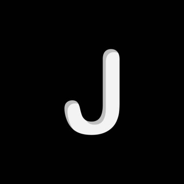 Resimli Simge Arka Planda İzole - J