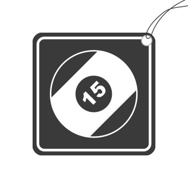 Resimli Simge Arka Planda İzole - Havuz Topu