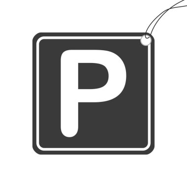 Resimli Simge Arka Planda İzole - P