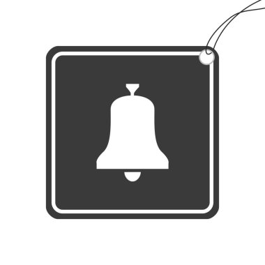 Resimli Simge Arka Planda İzole - Bell