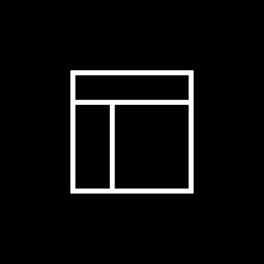 Resimli Simge Arka Planda İzole - Web Wireframe Split 