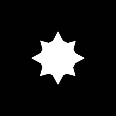 Resimli Simge Arka Planda İzole - Sunshine