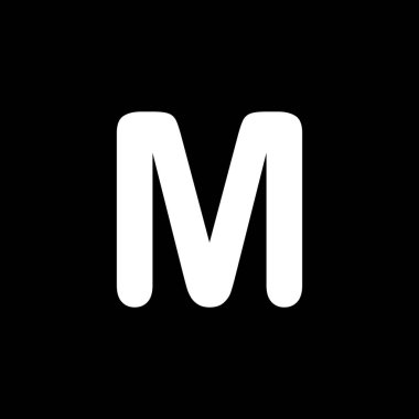 Resimli Simge Arka Planda İzole - M