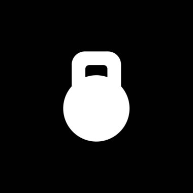 Resimli Simge Arka Planda İzole - Kettle Bell