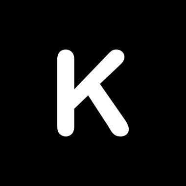 Resimli Simge Arka Planda İzole - K