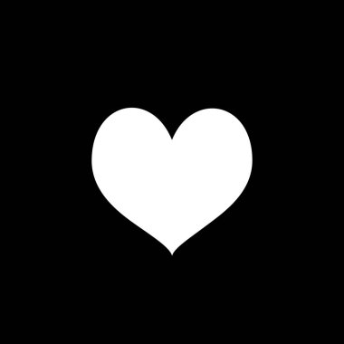 Resimli Simge Arka Planda İzole - Kalpler Kart Kıyafeti