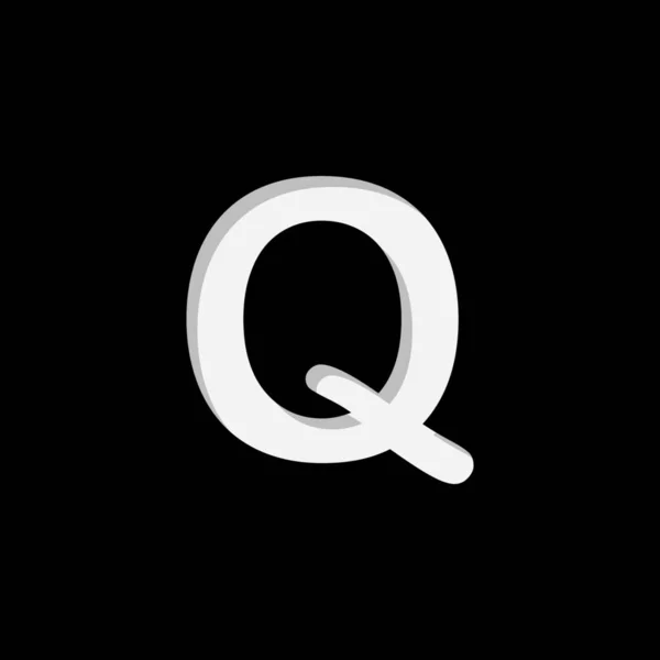 Ilustrované ikony izolované na pozadí-Q — Stockový vektor