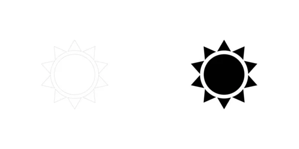 Ilustrowana ikona na białym tle-gwiazda — Wektor stockowy