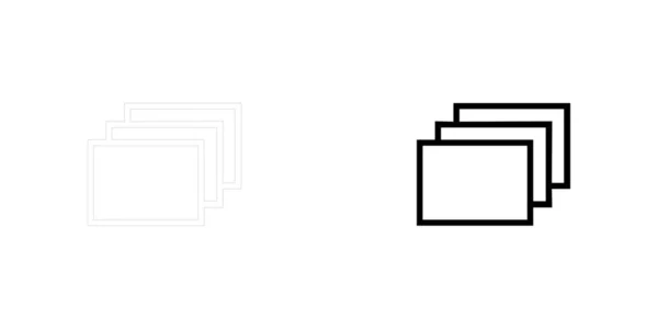 Icône illustrée isolée sur un fond - Calques — Image vectorielle