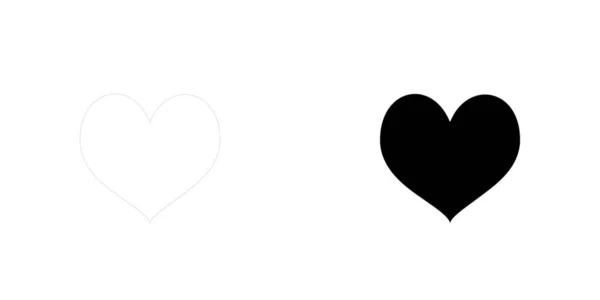 Illustrerad ikon isolerad på en bakgrund-hjärtan kort kostym — Stock vektor