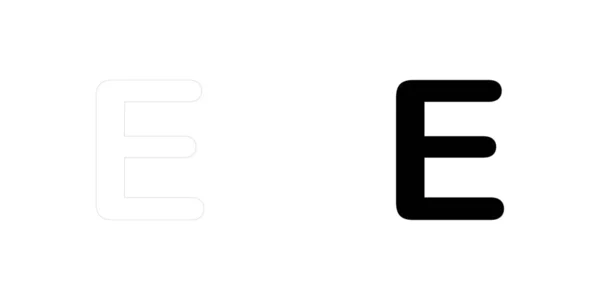 Illusztrált ikon izolált a background-E — Stock Vector