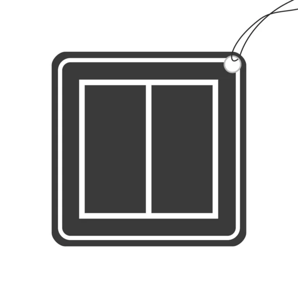 Ícone ilustrado isolado em um fundo - Web Wireframe Split —  Vetores de Stock