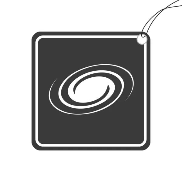 Illustrerad ikon isolerad på en bakgrund-spiralgalax — Stock vektor