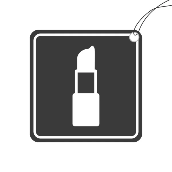 Ilustrowana ikona izolowane na tle-szminka — Wektor stockowy