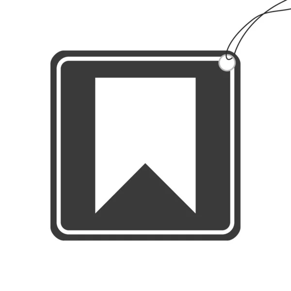 Illustrerad ikon isolerad på en bakgrund-bokmärke — Stock vektor